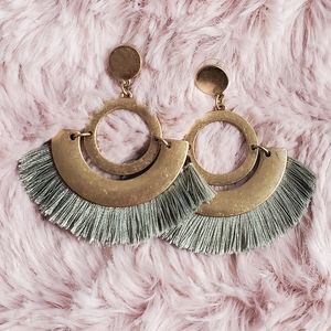 🍍Sage Fringe Earrings